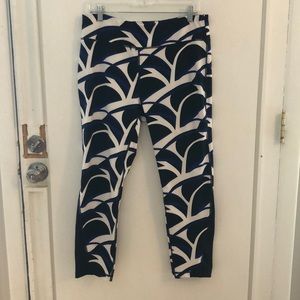 Chico’s blue patterned leggings